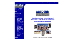 Desktop Screenshot of modernprecast.com